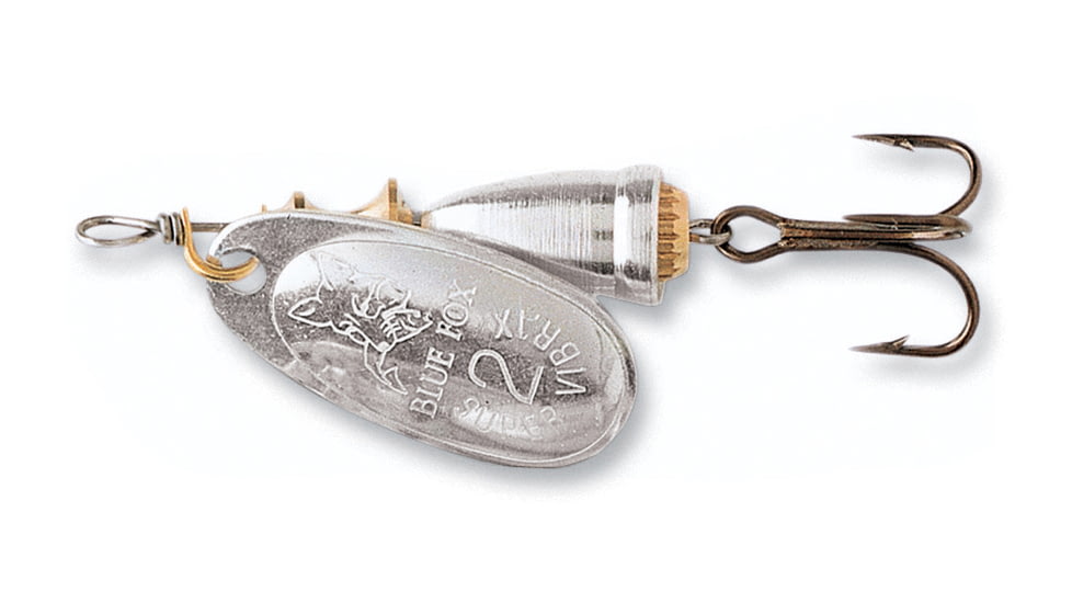 Blue Fox Classic Vibrax Spinner, 1/4 oz, Plated Silver/Silver, 60-30-100