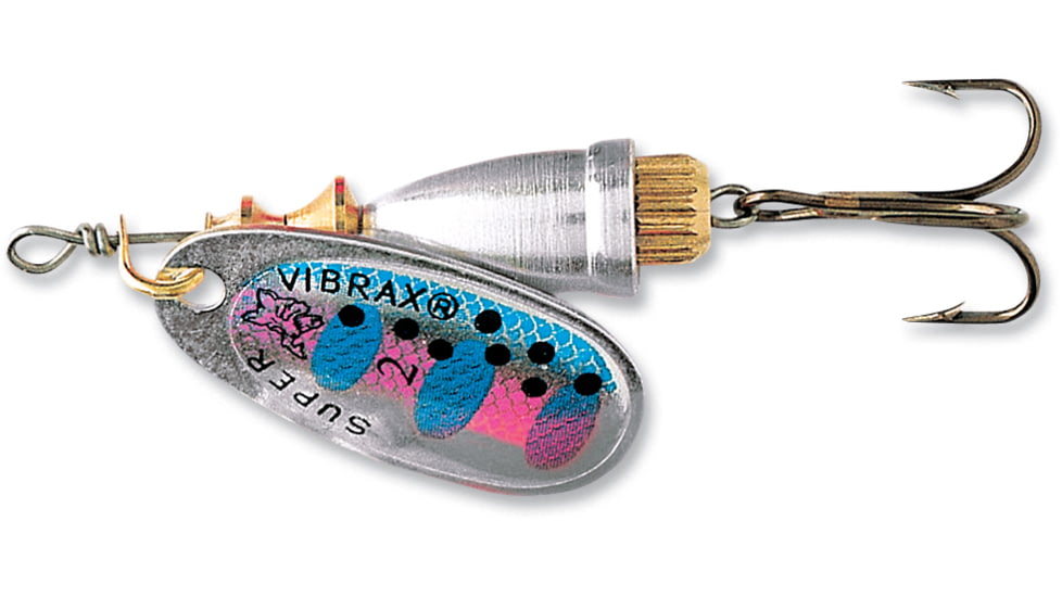 Blue Fox Classic Vibrax Spinner, 1/4 oz, Rainbow Trout Painted, 60-30-616