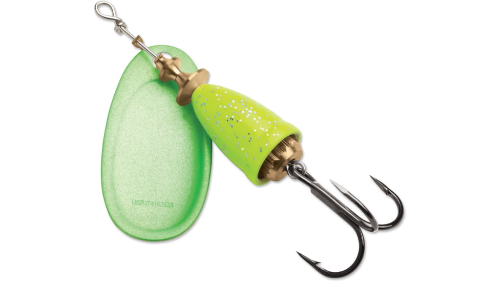 Blue Fox Classic Vibrax Spinner, 1/4oz, Chartreuse Green Candyback, 60-30-270IC