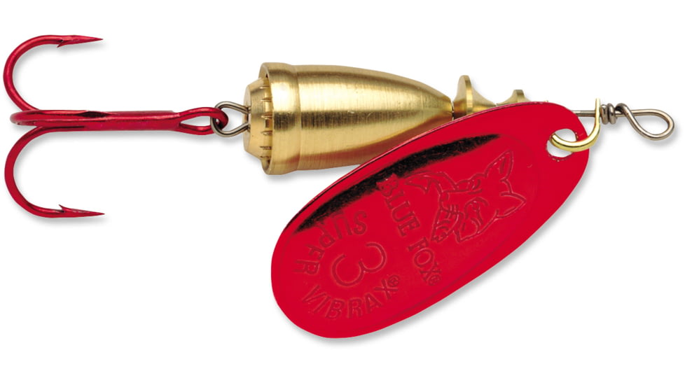 Blue Fox Classic Vibrax Spinner, 1/8 oz, Bleeding Gold, 60-10-453IC