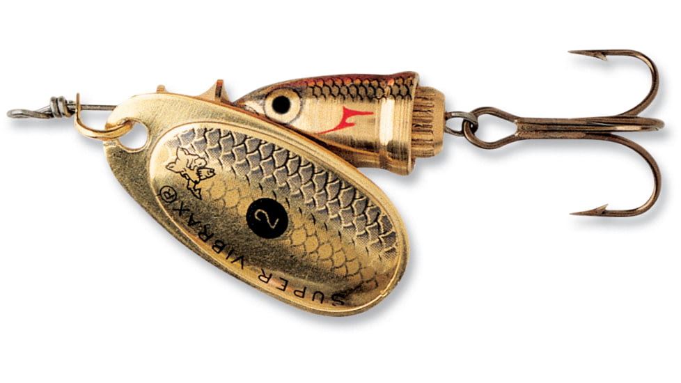 Blue Fox Classic Vibrax Spinner, 1/8 oz, Gold Shiner Wildeye, 60-10-801IC