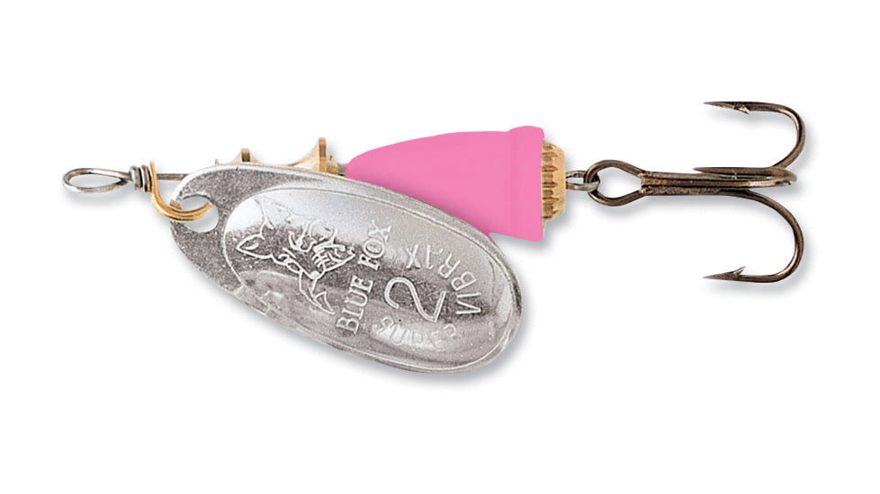 Blue Fox Classic Vibrax Spinner 1/8oz Painted Hot Pink, 60-10-115
