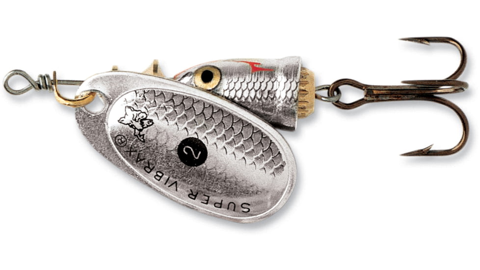 Blue Fox Classic Vibrax Spinner, 3/16 oz, Silver Shiner Wildeye, 60-20-800IC