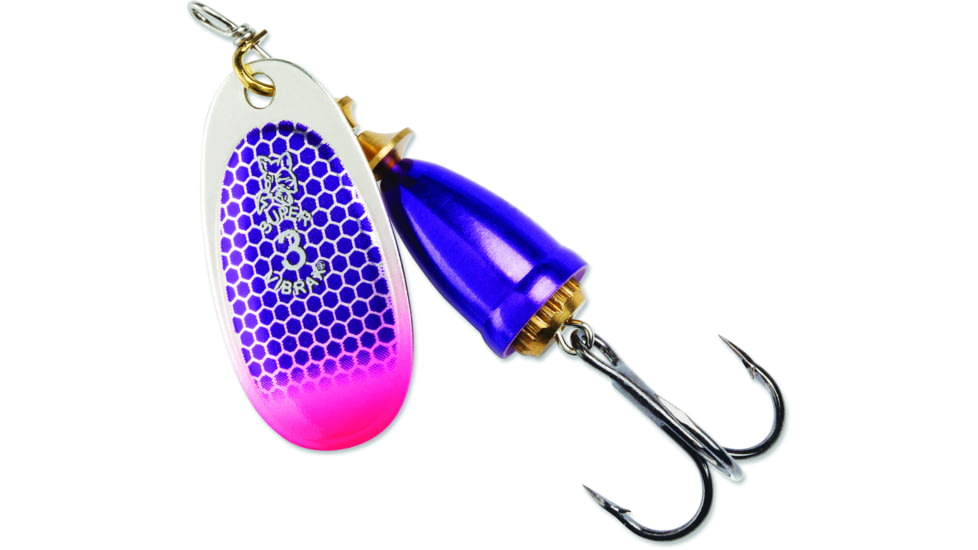 Blue Fox Classic Vibrax Spinner, 5/8 oz, Purople Scale/Pink Tip UV, 60-60-317ICIC