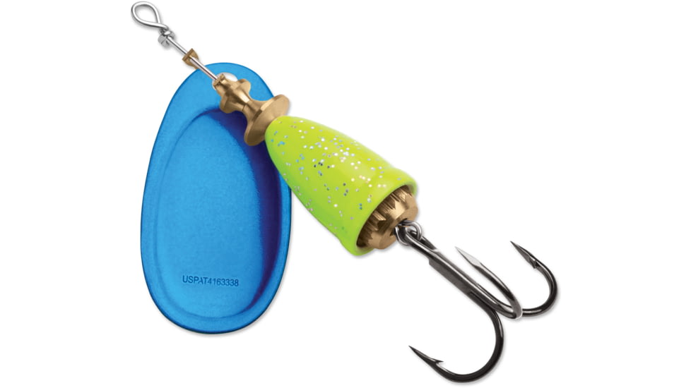 Blue Fox Classic Vibrax Spinner, 7/16oz, Chartreuse Blue Candyback, 60-50-274IC