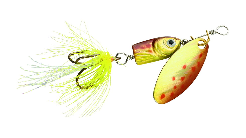 Blue Fox Flash Spinner, 1/8 oz, Black Chartreuse, BFFS1BC