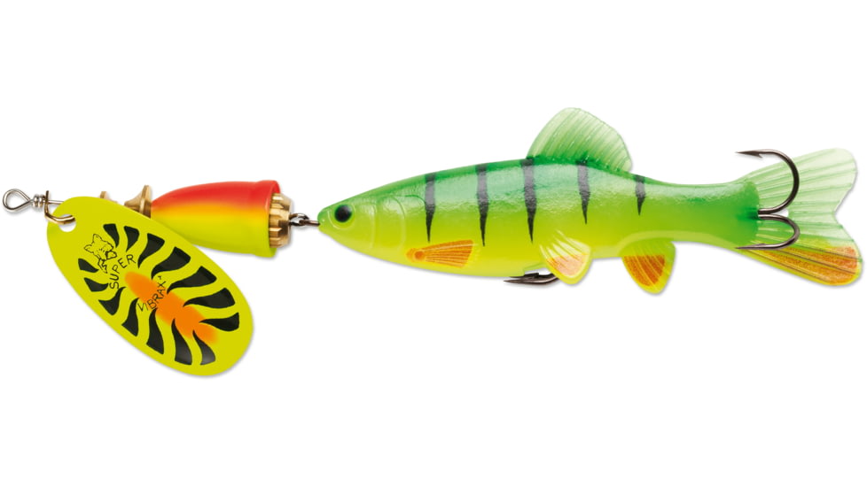 Blue Fox Vibrax Chaser 2 Lure, 2-4Ft, Blade Size 2 Treble Hook, Firetiger, 2-4Ft, 1/2oz, BFVCH3FT