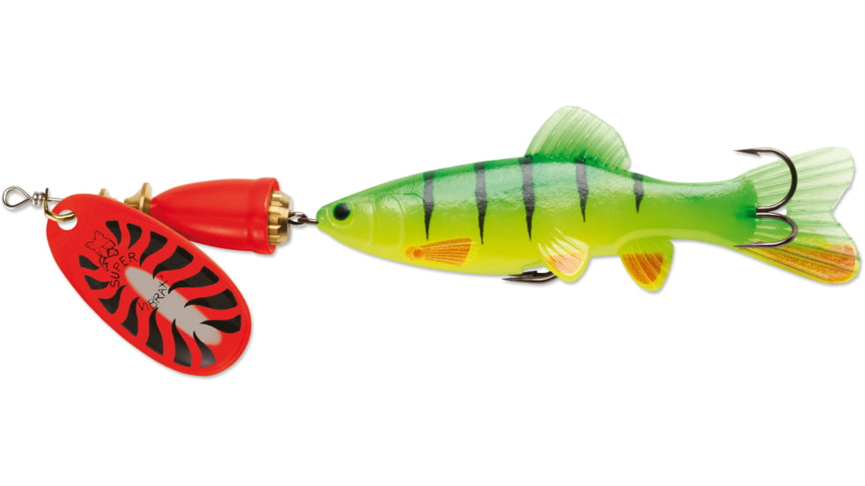 Blue Fox Vibrax Chaser 2 Lure, 2-4Ft, Blade Size 2 Treble Hook, Orange Craw, 2-4Ft, 3/10oz, BFVCH2OCW