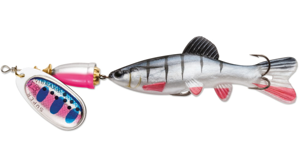 Blue Fox Vibrax Chaser 2 Lure, 2-4Ft, Blade Size 2 Treble Hook, Rainbow Trout, 2-4Ft, 3/10oz, BFVCH2RT