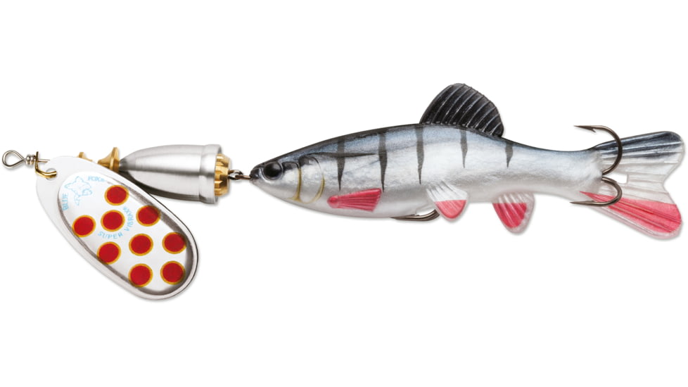 Blue Fox Vibrax Chaser 2 Lure, 2-4Ft, Blade Size 2 Treble Hook, Silver, 2-4Ft, 1/2oz, BFVCH3S