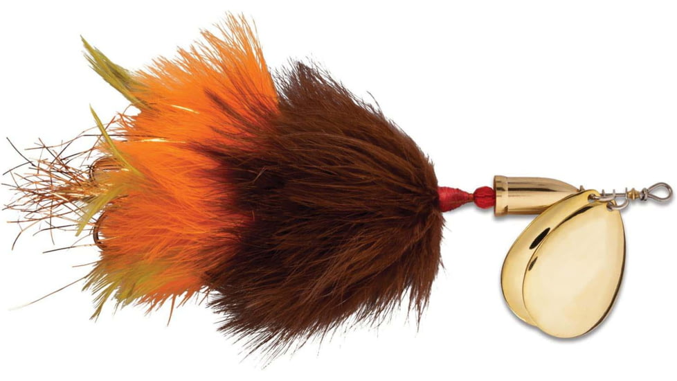 Blue Fox Vibrax Super Bou Spinner, Brown Orange, 7 3/4in, 1 3/8oz, SBOU8BRO