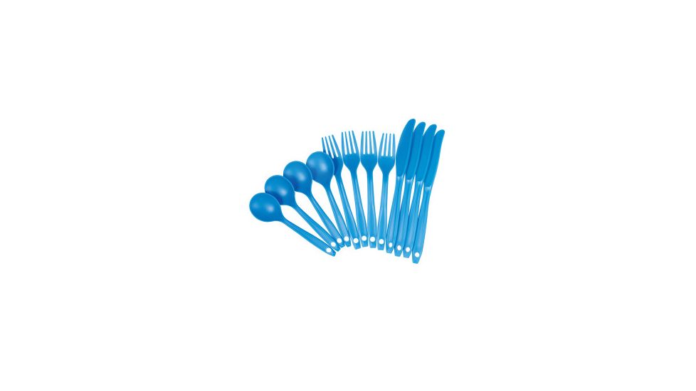 Blue Sky Gear PackWare Camping Utensils- 12 Pack, Blue 32-02072-00
