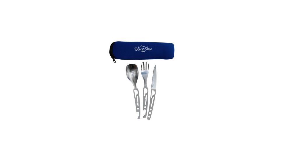 Blue Sky Gear TuffWare Utensil Set Deluxe, Silver 32-02062-02
