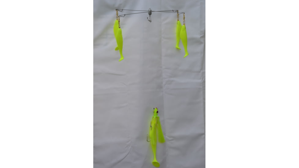 Blue Water Candy 4-Arm Umbrella with Parachute, 4oz, Chartreuse, 1509