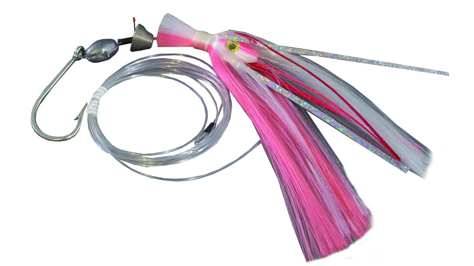 Blue Water Candy Ballyhoo Rig, 1/2oz, Pink/White, 11252
