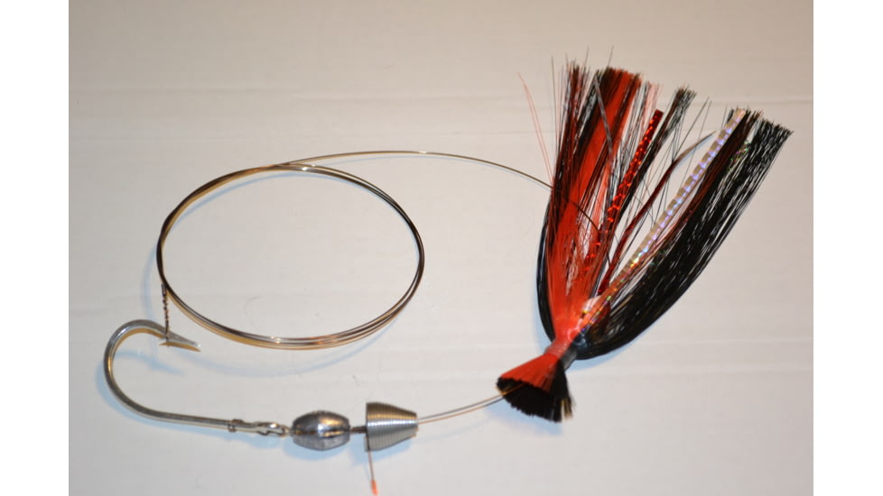 Blue Water Candy Ballyhoo Rig, 1oz, Red/Black, 11164