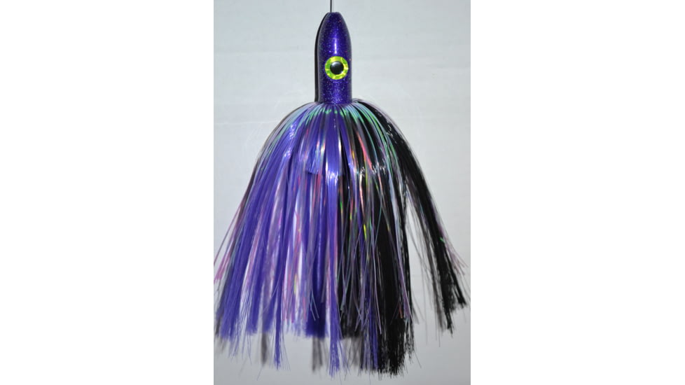 Blue Water Candy Bullet Jag, 9in, 3-1/4oz, Purple/Black Skirt/Black Head, 55015