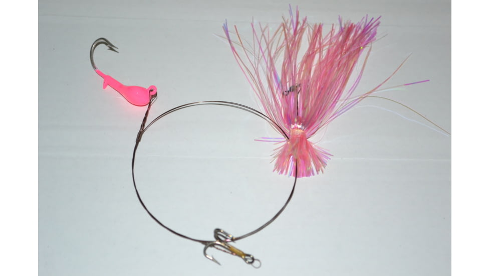 Blue Water Candy Dead Bait Rig Skirted, 1/2oz, Pink, 33551