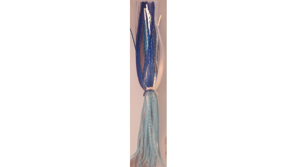 Blue Water Candy Gaffer Skirt, 1/2oz, Blue/White on Blue Squid, 81403