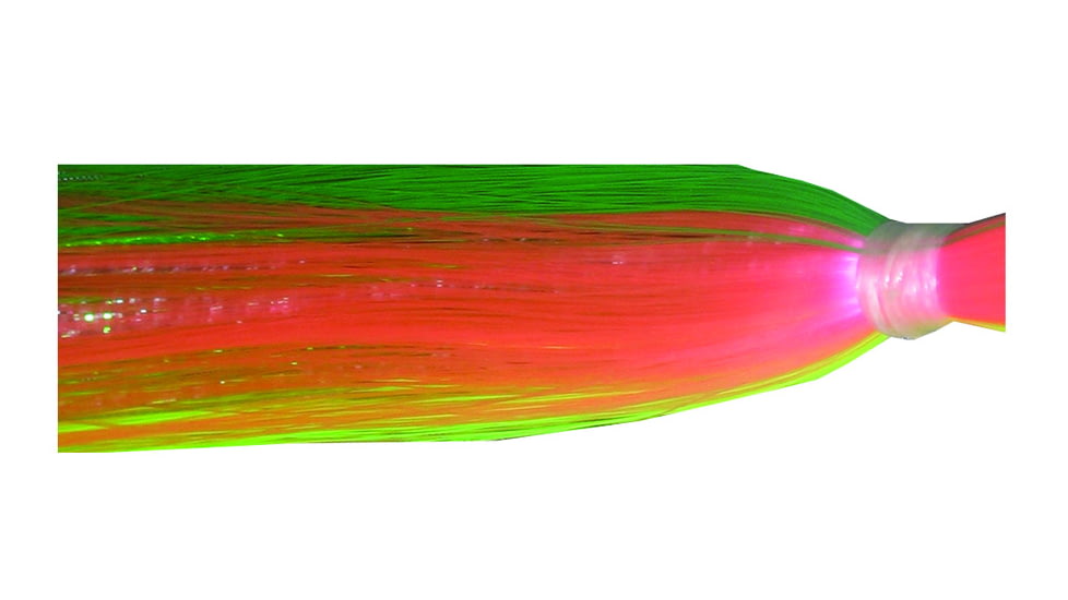 Blue Water Candy Hair and Mylar Skirt, 1/4oz, Green/Chartreuse/Pink, 11429