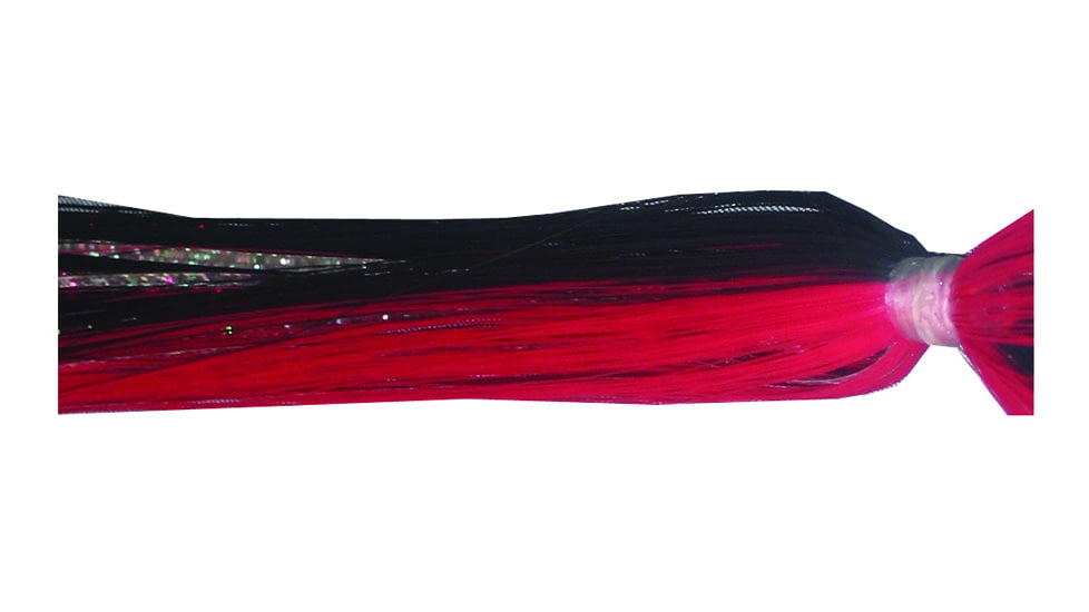 Blue Water Candy Hair and Mylar Skirt, 1/4oz, Red/Black, 11414