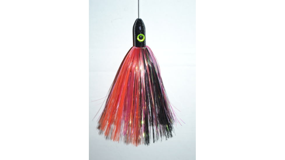 Blue Water Candy Mini Jag, 6in, 5/8oz, Red/Black Skirt/Black Head, 52014