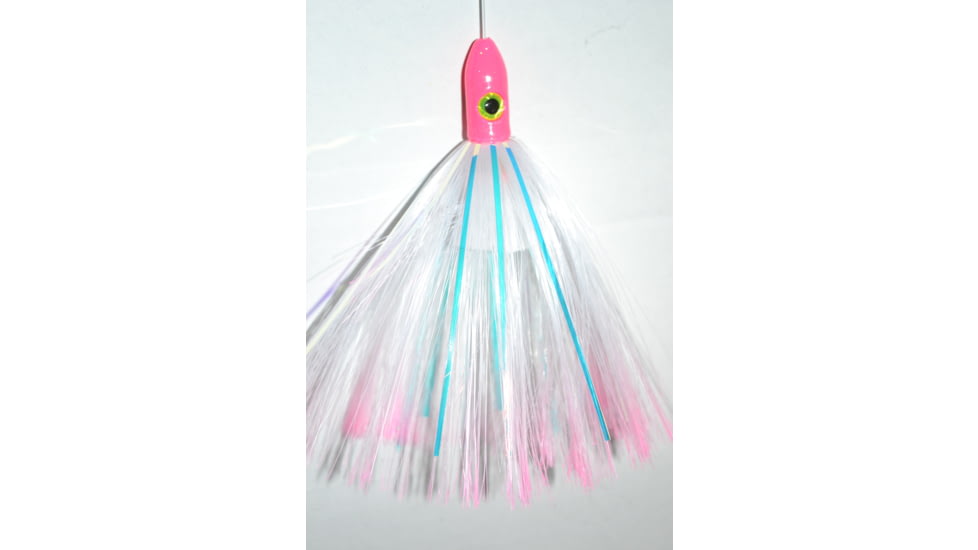 Blue Water Candy Mini Jag, 6in, 5/8oz, White w/Pink Tips Skirt/Pink Head, 52047