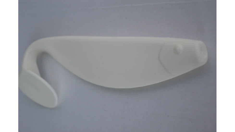 Blue Water Candy Shad Body 9in, White, 2/Pack, 9916