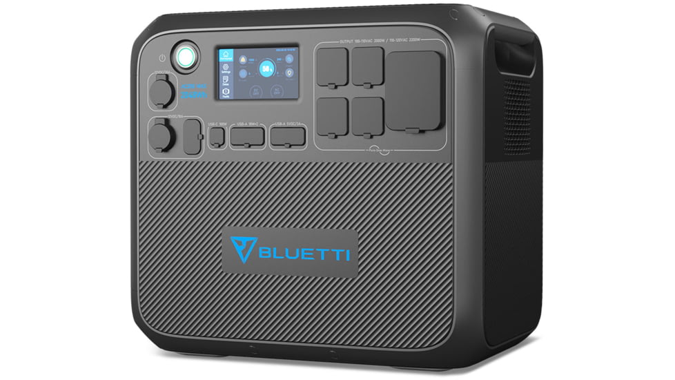 BLUETTI AC200MAX Expandable Power Station, 2,200W 2,048Wh, Gray, AC200MAX-US-GY-BL-00