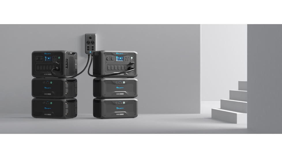 BLUETTI AC300 Inverter Module Generator, Gray, AC300-US-GY-BL-00