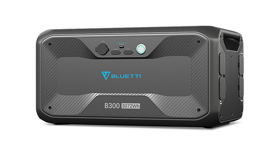 BLUETTI B300 Expansion Battery, 3072Wh, Gray, B300-US-GY-BL-00