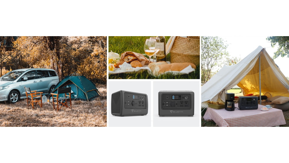 BLUETTI EB70S Portable Power Station, 800W 716Wh, Gray, EB70S-US-GY-BL-00