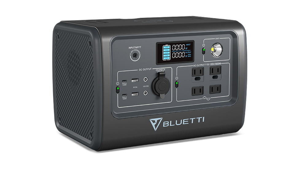 BLUETTI EB70S Portable Power Station, 800W 716Wh, Gray, EB70S-US-GY-BL-00