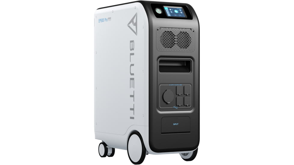BLUETTI EP500Pro Solar Power Station, 2,000W/3,000W 5,100Wh, White, EP500P-US-WH-BL-00