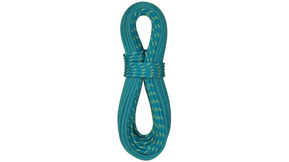 BlueWater Ropes 8.8mm Argon Standard Rope Neon Green Blue 60m 566160NGRBL