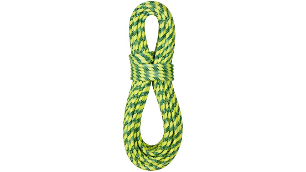 BlueWater Ropes 8.8mm Argon Standard Rope Bicolor Neon Green 60m 566160BINGR