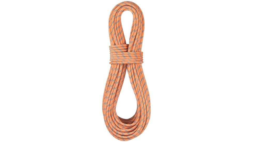 BlueWater Ropes Canyon Pro Rope Dual Sheath, 8mm, Orange/Blue, 65 M, 526065MDS