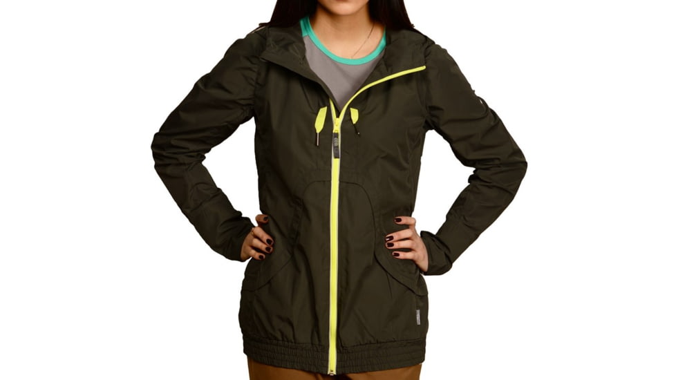 Inspire Jacket - Womens-Charcoal Pinstripe-Small