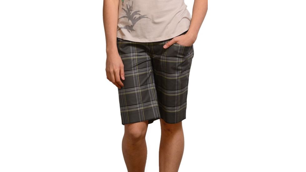 Lesley Short - Womens-Charcoal Check-6