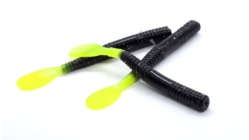 BnR Tackle Holey Worm, 8, 3.5in, Black Betty, BB3.5