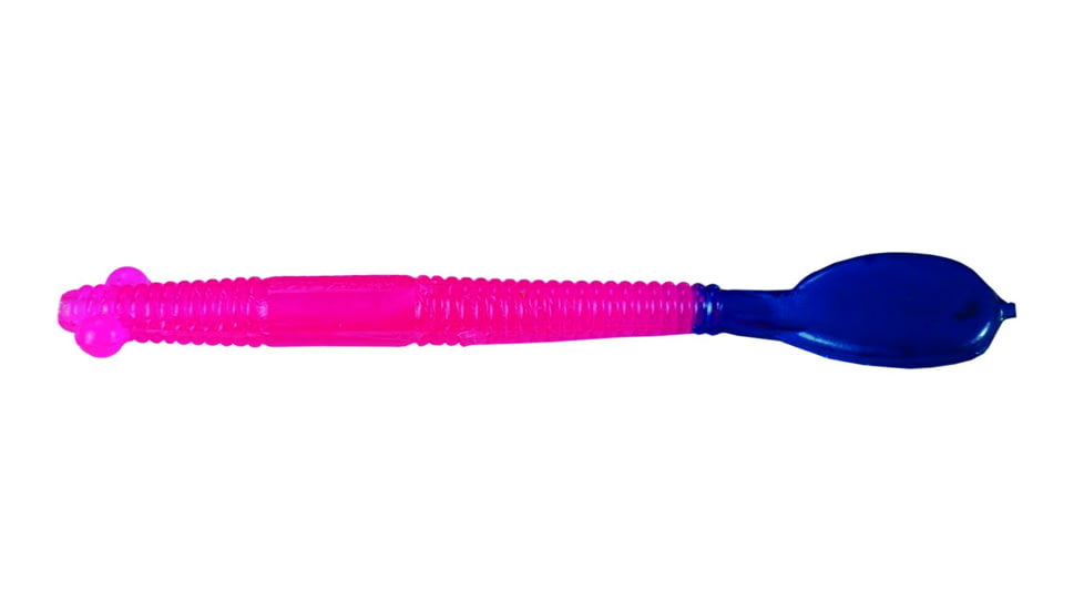 BnR Tackle Holey Worm, 8, 3.5in, Blue Tail, BT3.5