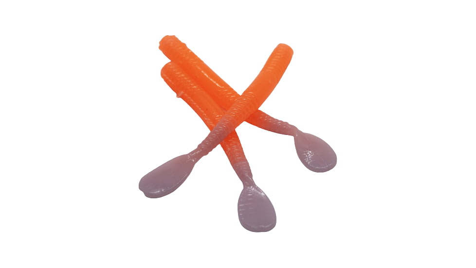 BnR Tackle Holey Worm, 8, 5in, Ghost Shrimp, GS5