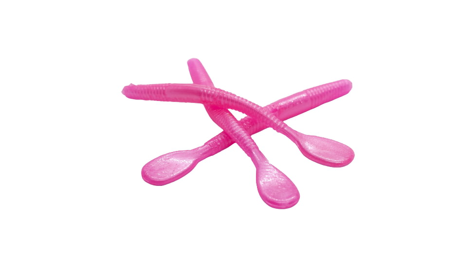 BnR Tackle Holey Worm, 8, 5in, Pearl Pink, PP5