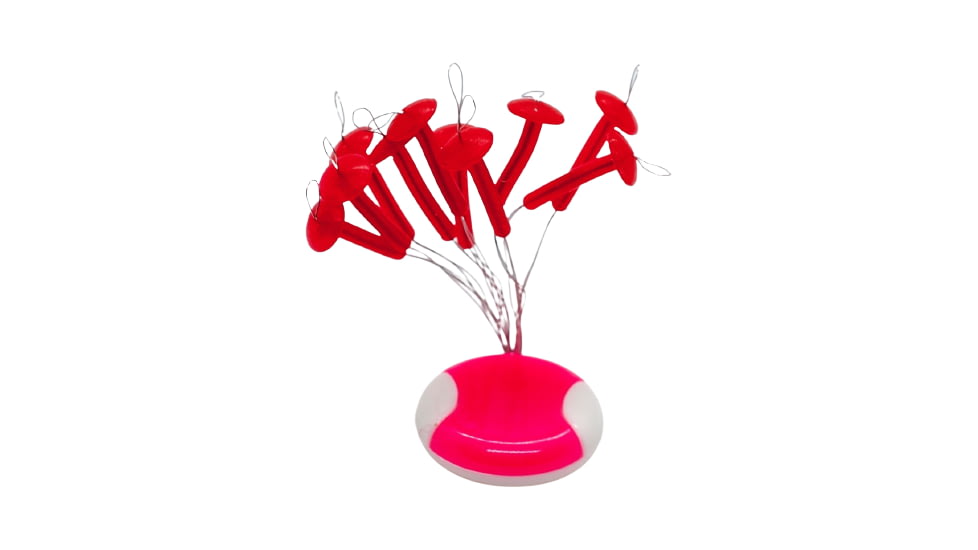 BnR Tackle Red T-Stops Small, 2-4lb, 40 pack, SBSTRSM
