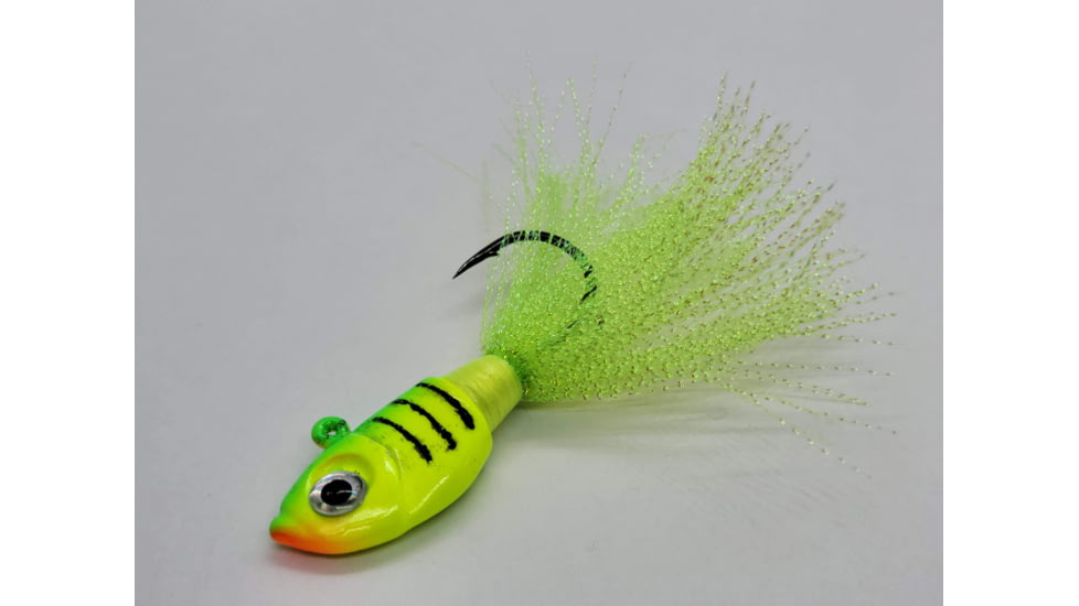 BnR Tackle Walleye Jigs, Fire Tiger, 1/2oz, WJFT1/2