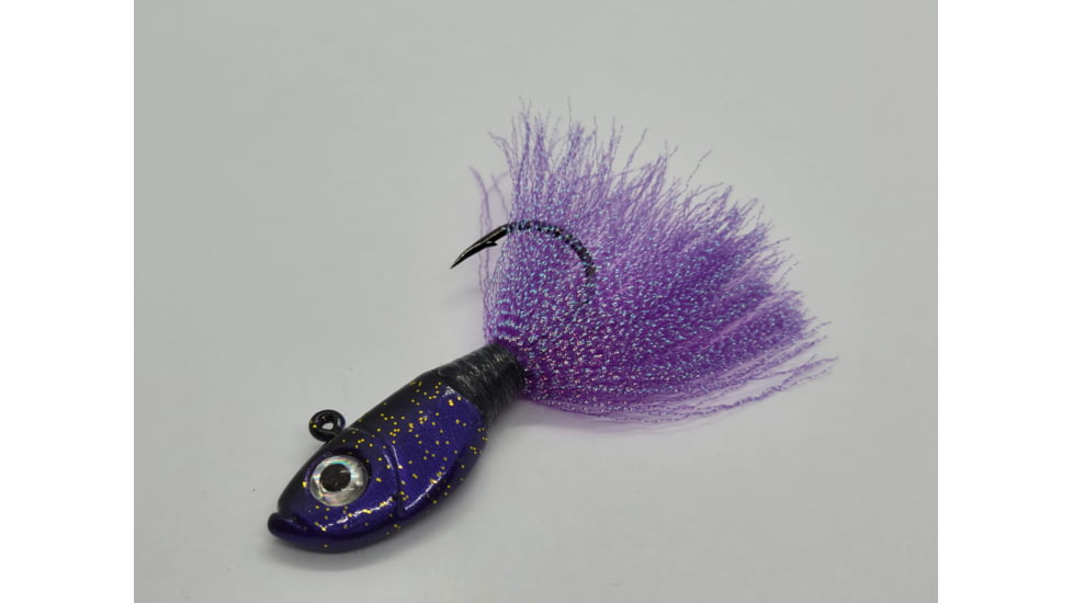 BnR Tackle Walleye Jigs, Purple Rain, 5/8oz, WJPR5/8