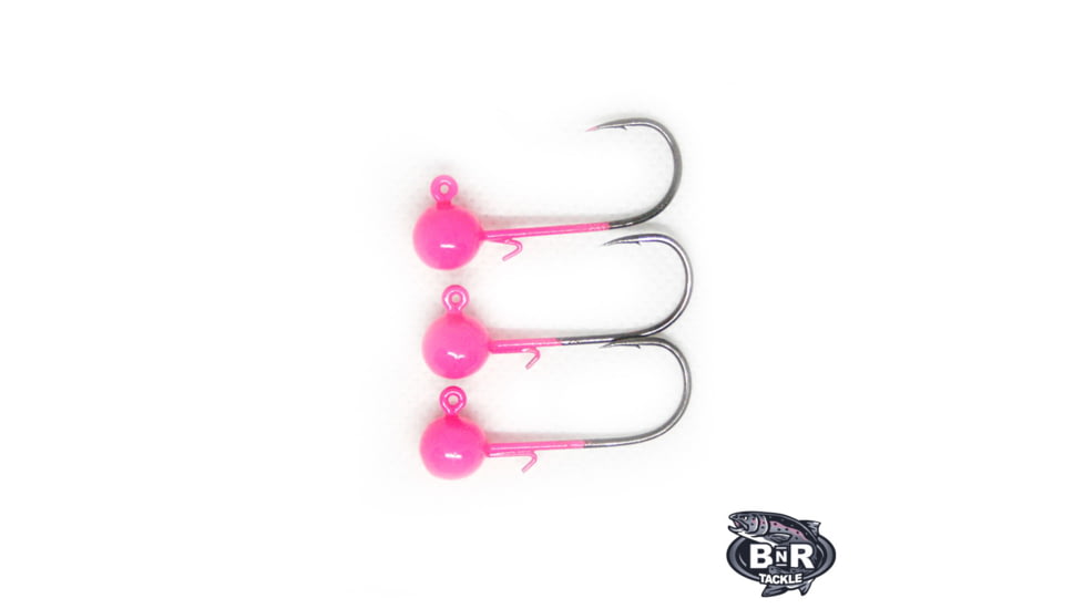 BnR Tackle Worm Keeper Hot Pink 1/8oz 3 pack, WKHP1/8