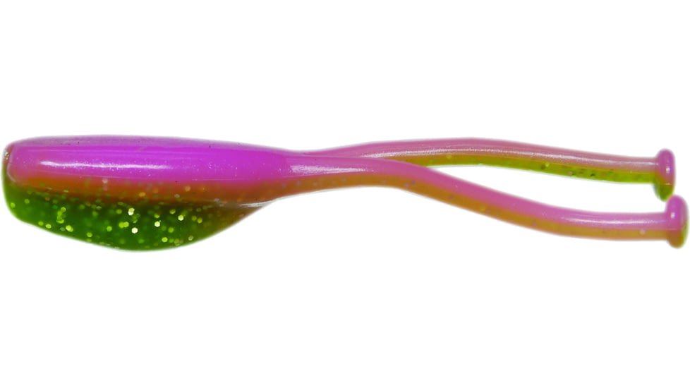 Bobby Garland Slab Dockt'R Soft Bait, 12, 0.5in, Electric Chicken, BGDR219-12