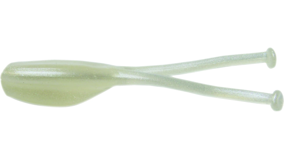 Bobby Garland Slab Dockt'R Soft Bait, 12, 0.5in, Pearl White, BGDR65-12