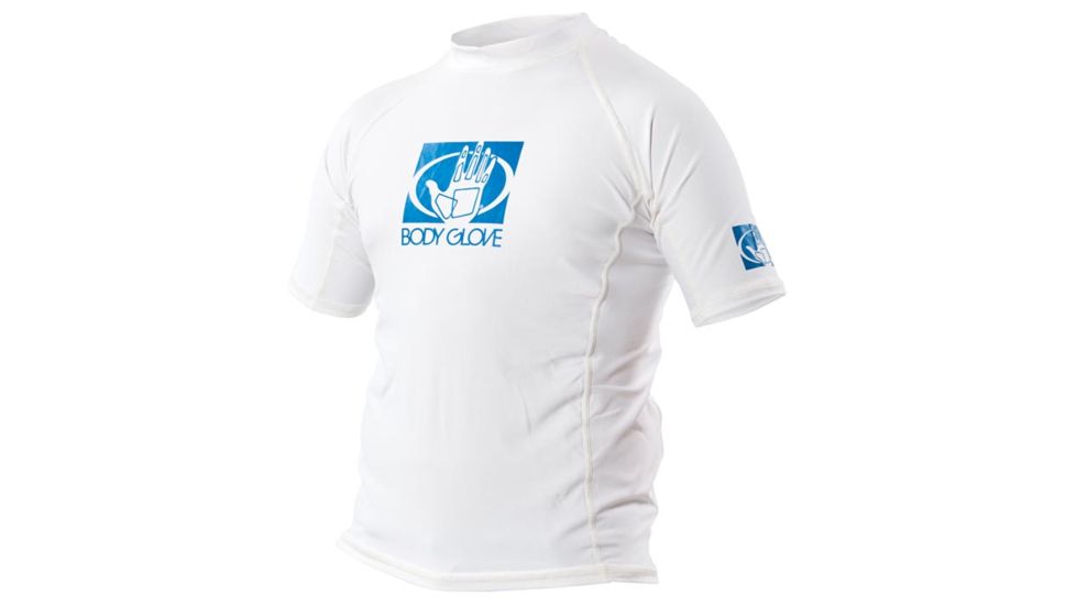 Body Glove Fitted Rashguard Jr S/a Wht 6 13210J-WHT-6